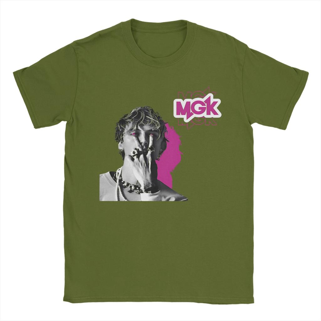 Harajuku T Shirt MGK Singer Cotton T Shirts Hip Hop Tshirt for Men Summer Y2K Funny Design Short Sleeve Tees