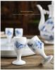 Antique Style Ceramic Wine Set: Decanter & Small Baijiu Cups