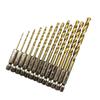 1.5mm-6.5mm HSS Drill Bit 13pcs Hexagon Shank Tool