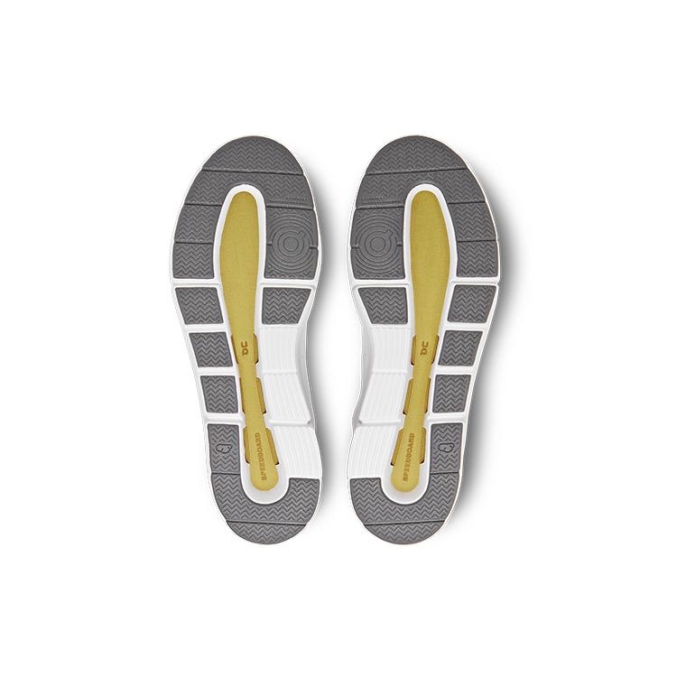On THE ROGER Artificial Leather Slip Resistant Abrasion Resistant Low top Casual Shoes Men's White Gray 48.98343