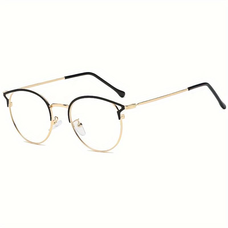 1Pcs New Style Retro Metal Glasses Frames For Men And Women Fashionable Glasses Lenses Anti-Blue Light Automatic Color Change