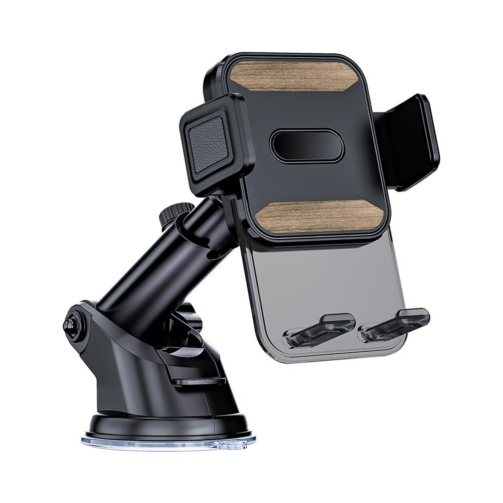 Adjustable Viewing Angle Car Phone Holder Driving Navigation ABS Material Perfect Flexibility Secure Phone Lock