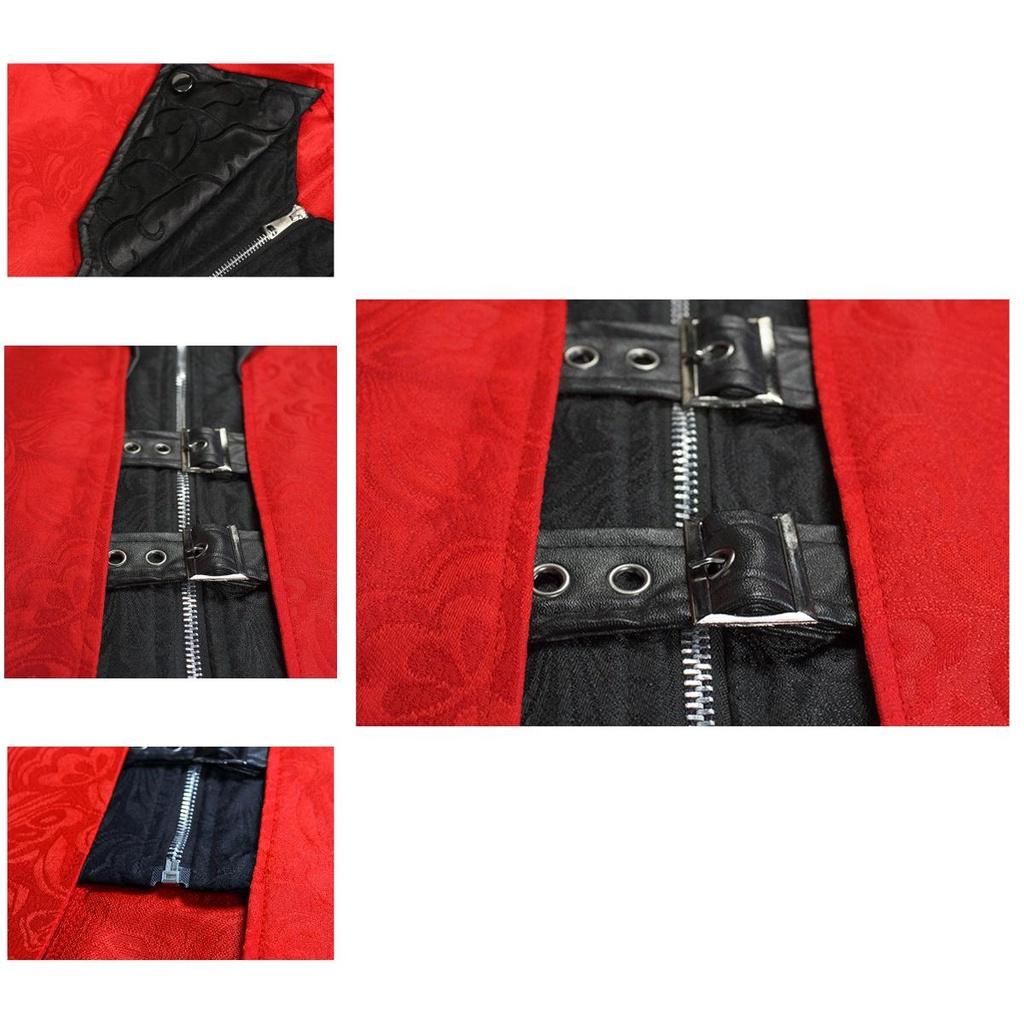 Stunning Medieval Halloween Retro Stitching Jacket For Men With Long Sleeves