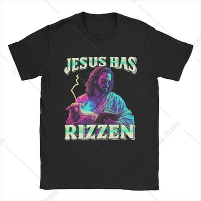 Jezus Zmartwychwstał Zabawna Sarkastyczna Koszulka Odzież dla Unisex Kobiet Czysta Bawełna Moda Chrześcijańska Koszulka Krótki Rękaw Top Unisex