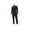 Under Armour UA Rival Fleece 2.0 Mid-Rise Straight-Leg Elastic Knit Sports Pants Men Pants Dark-Blue 1300124-410
