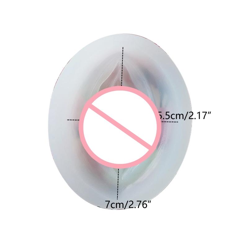 Novelty Women Genital Shape Candy Mold Silicone Mould Tray DIY Mould Tray for Soap Candles Cake Decor Crafts White