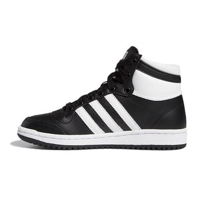 Top Ten J Czarne Białe Trampki Dziecięce Core-Black Cloud-White Chalk-White FW4998