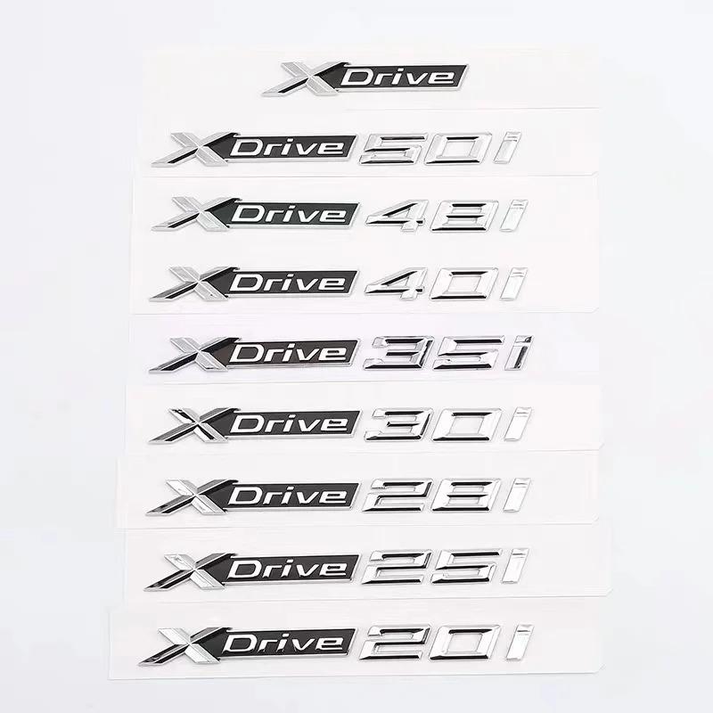 3D Nuovo Xdrive 20d 30d 35d 40d 50d 20i 25i 30i Emblema Parafango Auto Adesivo Targhetta Baule Per BMW X1 X3 X4 X5 X6 X7 Logo Accessori