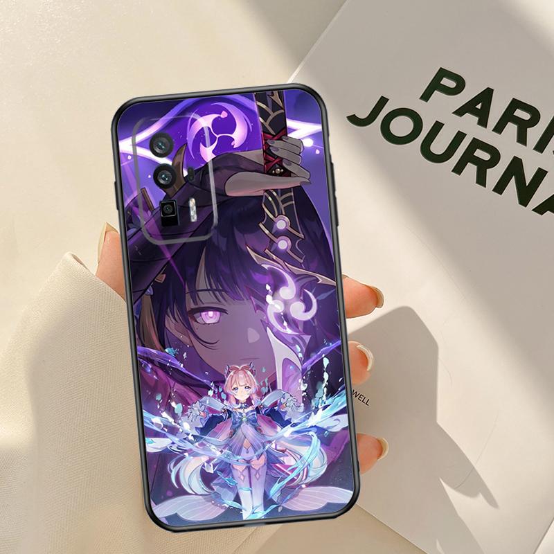 Raiden Shogun Genshin Impact Case For Xiaomi 14 15 Ultra 13T 14T 15T 17 Pro Max POCO X7 X5 X6 Pro F5 F6 F7 F8 Pro Coque