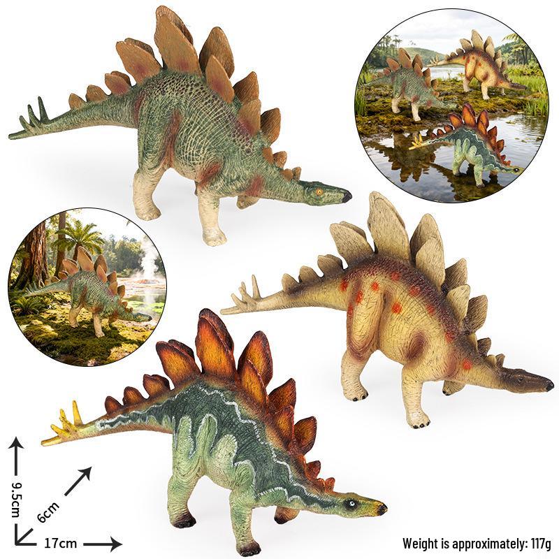 Jurassic Dinosaur Simulation Model: Stegosaurus, Mosasaurus, Pterodactyl, Triceratops, T. Rex, Allosaurus.