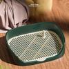 Portable Pet Toilet Training Kit Plastic With Pillar Toilet Mat Potty Tray Pee Pad Dog Urinary Trainer For Puppy Potty Training
