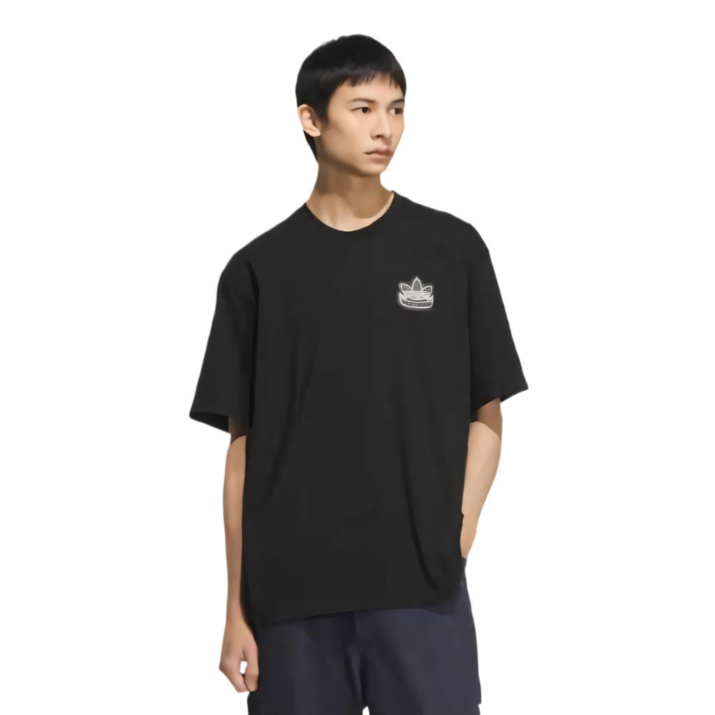 Adidas Originals Trefoil Collection T Shirt Unisex Black KC3107