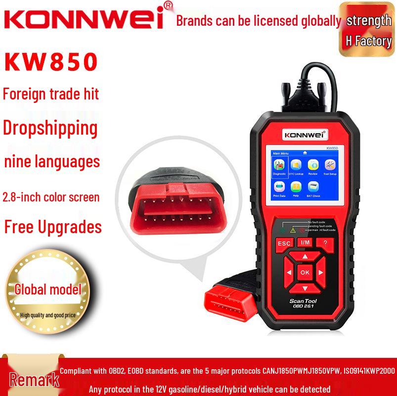 KONNWEI KW850 Car Diagnostic Code Scanner