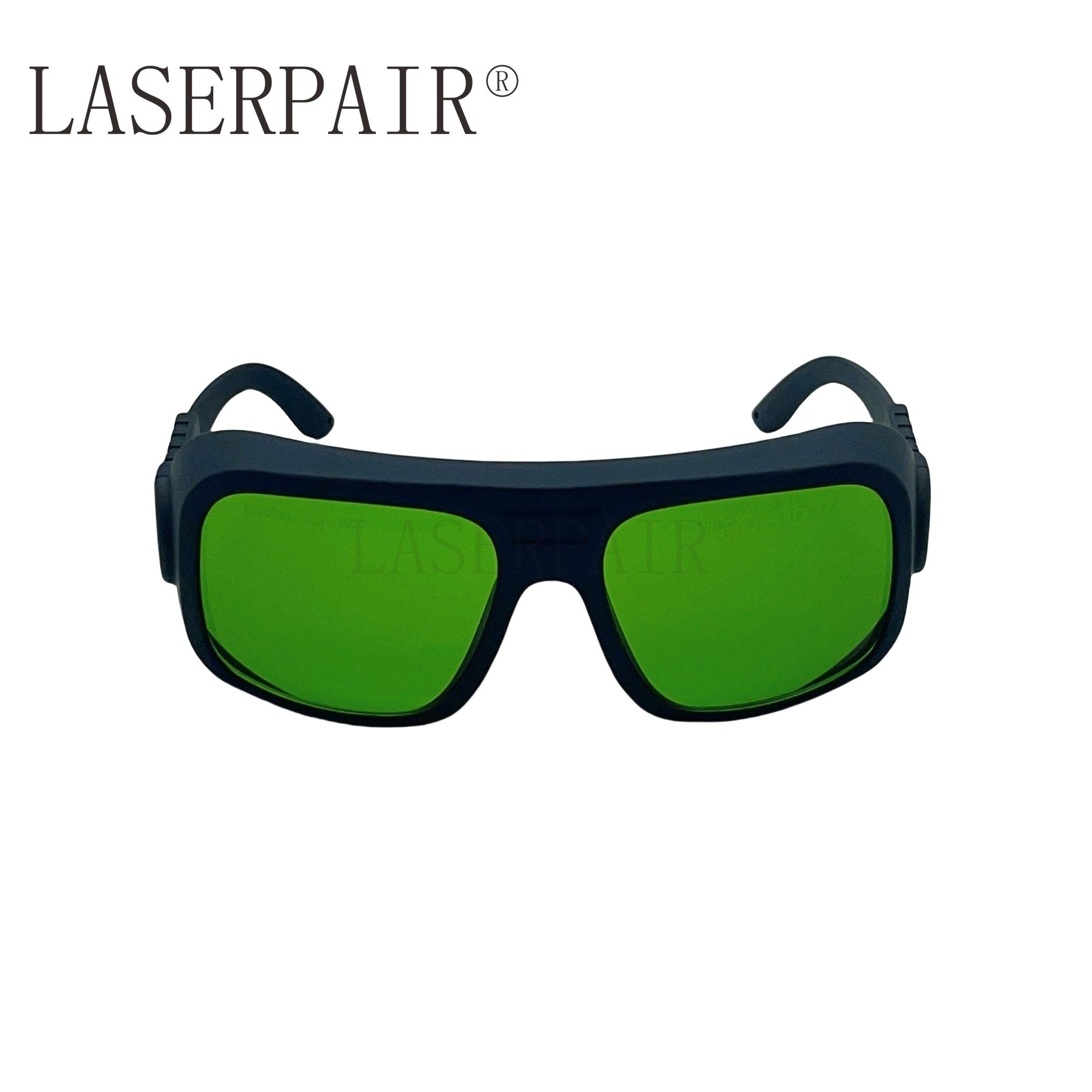 650nm Red Laser Safety Goggles 808nm & 980nm Diode Laser Eye Protection Laser Safety Glasses OD5+ Protective Goggles (Green,safety glasses)