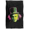 Willy Wonka & The Chocolate Factory Face Soft Touch Blanket