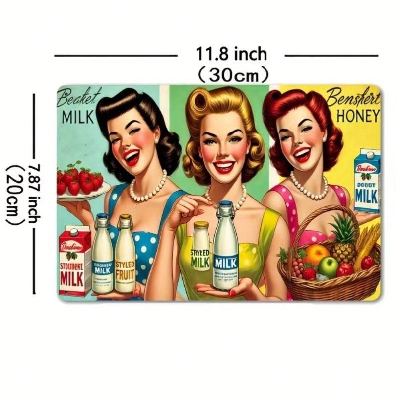 Metal Wall Art Decor Sign 20x30cm Hanging Plaque