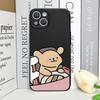 Funny Animal Dog Couple Phone Case for IPhone 11 12 13 14 15 16 Pro Max 7 8Plus X XS MAX SE2 Shockproof Soft Cover Paired Fundas