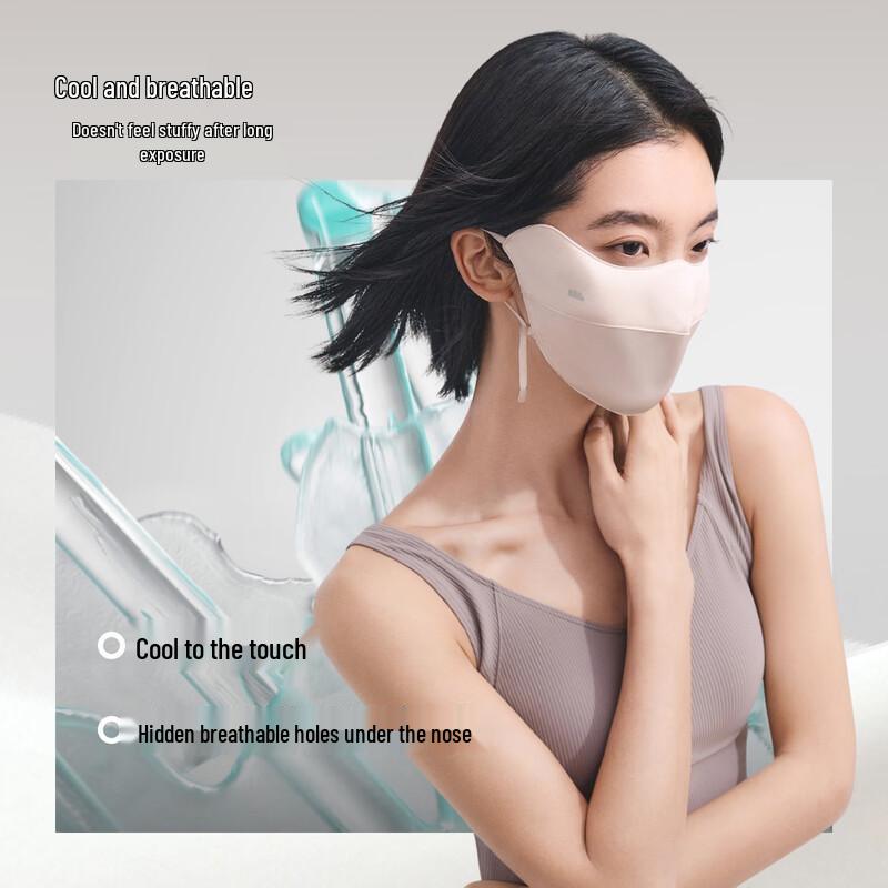 beneunder Women's Silk Sun Protection Mask