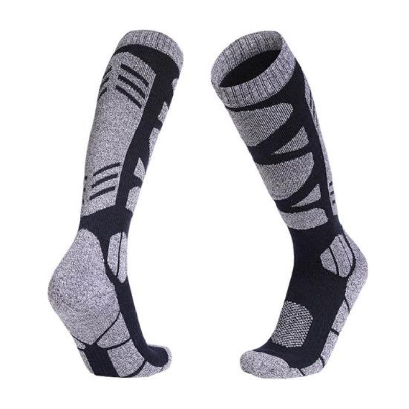 Meias térmicas de esqui para caminhada para homens e mulheres, meias longas e quentes de inverno para esportes ao ar livre, esqui, snowboard, meias de desempenho para caminhada