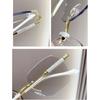Anti-Blue Light Women Glasses Outdoor Rimless Photochromic Glasses Temple Transparent Colored Changing Glasses Fashion Square Sunglasses