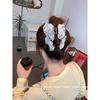 Elegante koreanische Punkt-Schleifen-Klammer für Damen - Hochwertiges Haaraccessoire für Dutt-Frisuren