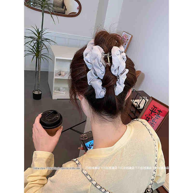 Elegante koreanische Punkt-Schleifen-Klammer für Damen - Hochwertiges Haaraccessoire für Dutt-Frisuren