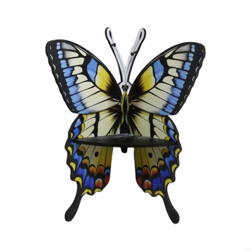 62KD Artistic Butterfly Crystal Shelf for Collectibles and Jewelry Display