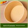 temeiju Disposable Kraft Paper Food Containers with Lids