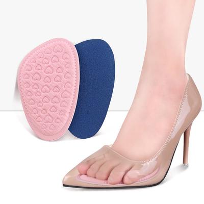 Sponge Forefoot Pad Soft and Breathable Invisible Half-size Pad Non-slip Shock-absorbing Massage Women's High Heels Sole Pad