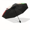 1pc Mickey Mouse Christmas Automatic Umbrella 8-Bone Design Compact Gear for Outdoor Travel,Perfect Gift for Friends' Birthdays yy250815073