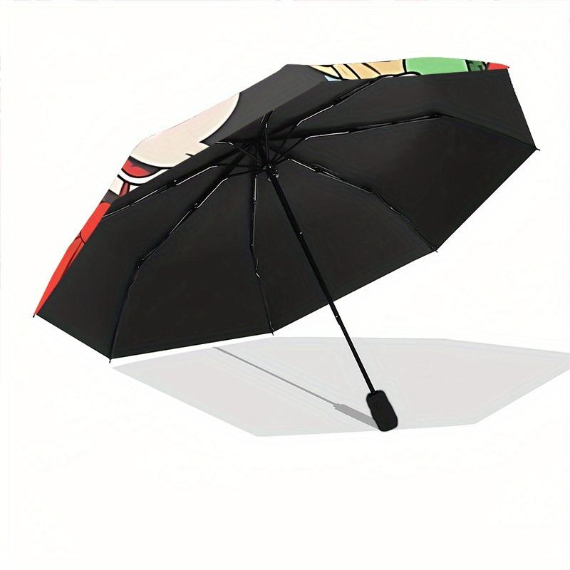 1pc Mickey Mouse Christmas Automatic Umbrella 8-Bone Design Compact Gear for Outdoor Travel,Perfect Gift for Friends' Birthdays yy250815073