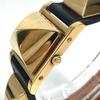 HERMES Medor Quartz Bracelet Watch Watch Clock Wristwatch Leather Black
