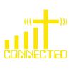 Adesivo riflettente per auto e veicoli cristiani con croce connessa WiFi