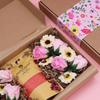 Bath Salt and 16 Soap Flowers Set, Passion