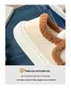 Women's Winter Cotton Velcro Slippers: 2025 New Style, Thick Sole, Velvet-Lined, Heel-Covered