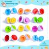 Montessori Smart Eggs Toy Baby Matching Puzzle Games Shape Sorter Educational Learning Toys For Children 2 3Y Kids Easter Gift