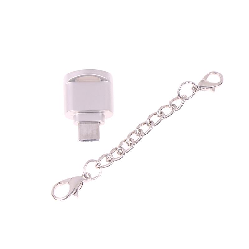 Type-C Tf Mobile Card Reader Zinc Alloy Usb 3.1 Type-C Laptop Multi Functional Otg Card Reader