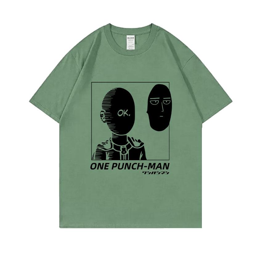 Anime One Punch Unisex Graphic Tshirt Saitama Egg Funny Tshirt Unisex Women Casual Oversized Streetwear Unisex Cartoon Unisexga T Shirts