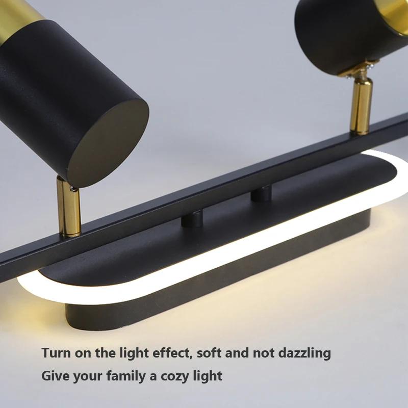 Nordic Strip LED Multihead Ceiling Lamp Spotlights For Hall Living Room Bedroom Balcony Corridor Cloakroom Decor Lights Fixtures