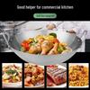 Mr. Jian 50cm Double-Handle Food-Grade Stainless Steel Wok