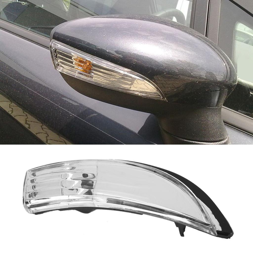 Door Wing Mirror Indicator Lens Clear Fits for Ford Fiesta MK7 MK7.5 2009 2017Right Side