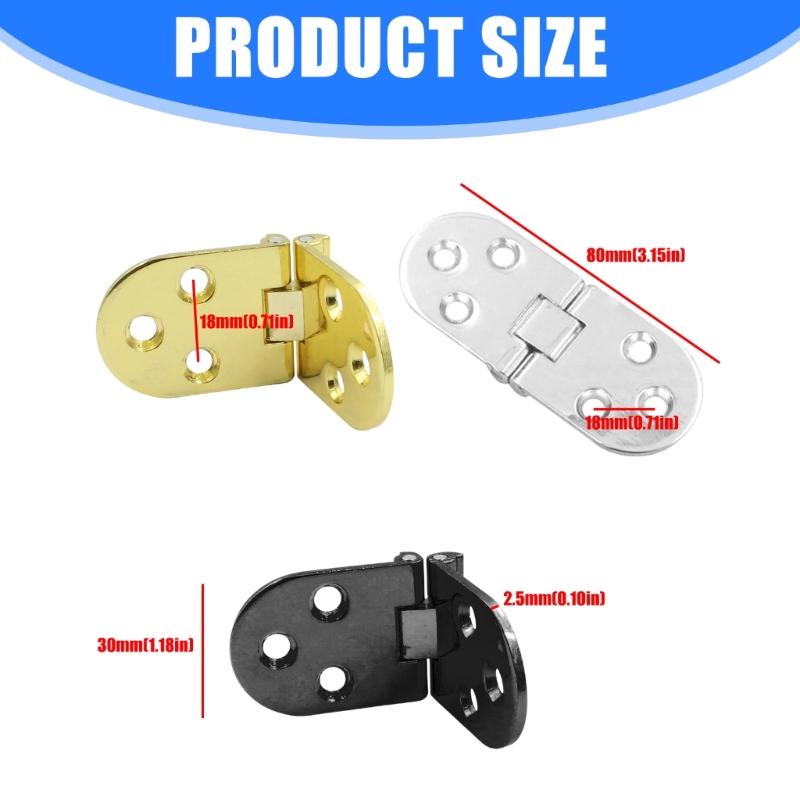 Strong 180 Degree Full Rotation Hinge Furniture Hardware Tool Easy Installation Cabinet Hinge set for Compact Space