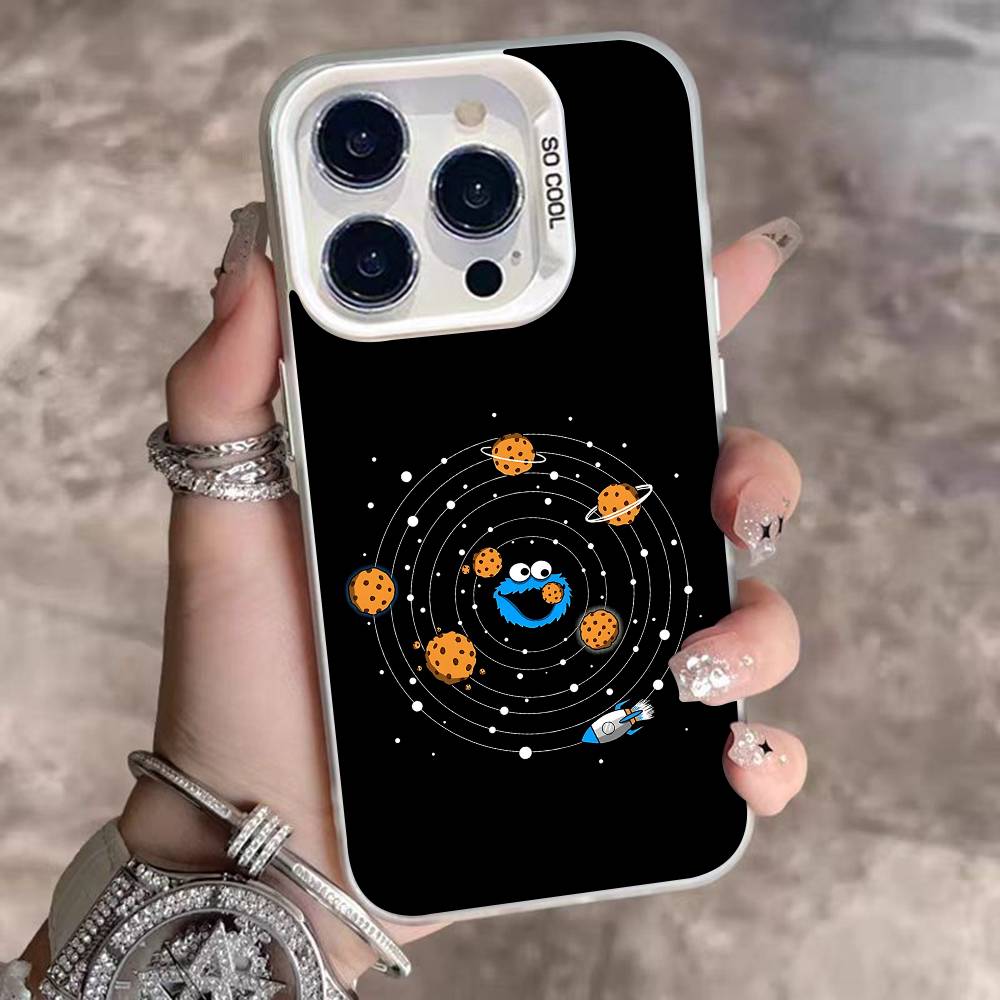 C-Cookies Monster Phone Case For IPhone 17 16 15 14 13 12 11 Pro Max Plus X XR XS Max Shockproof Bumper Cover