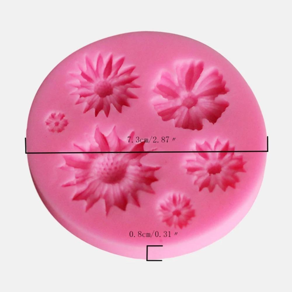 3D Flower Silicone Molds for Fondant Chocolate Candy Baking Decor Tools Cake Pastry Sugarcraft Design Kit