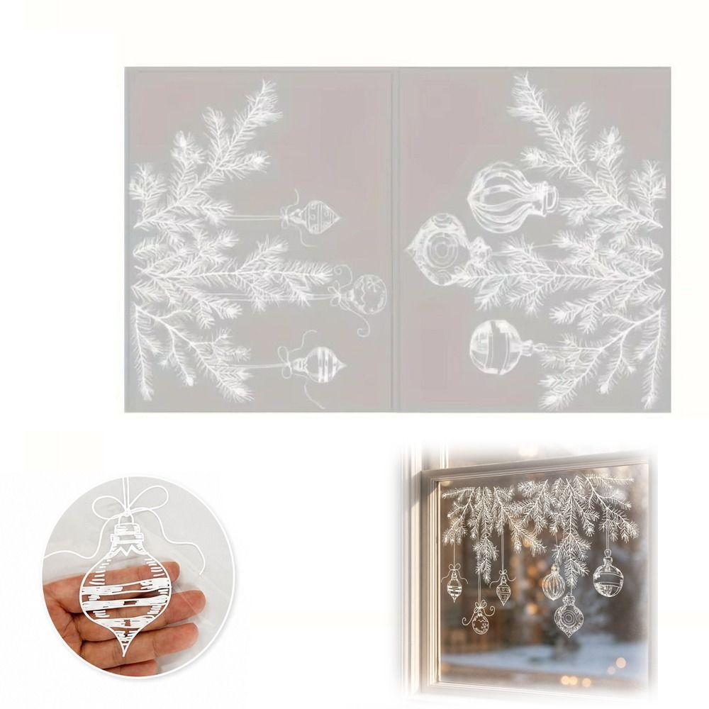 PVC Window Cling Decal Reusable Holiday Window Decal Christmas Window Sticker Holiday Decorating