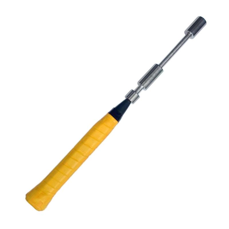 Professional Badminton Power Training Device Ergonomic Wooden Handle Badminton Swing Trainer