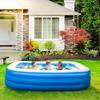 Large vinyl home for family large for summer water easy high temperature abrasion for playing on the rooftop heat protection pool, pool, foldable,