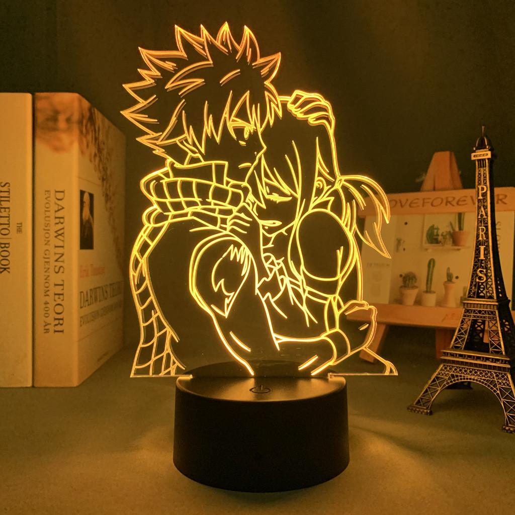 Night 3d Lights Boys Girls Fairy Tail Action Figure Fairy Lamp 16 Remote Colors