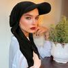 Women Headscarf Hat Elastic Design Shawl Baseball Hat Headscarf Lightweight Easy to Wear Head Covering Turban Hat