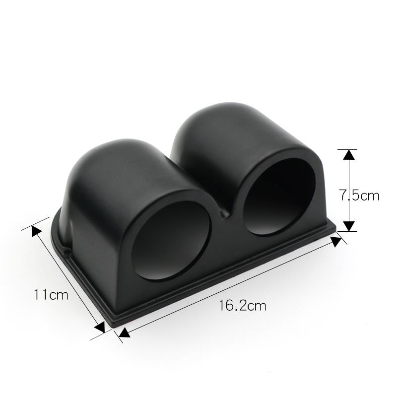 DRAGON GAUGE 52mm Car Gauge Pod Universal Black Single Double Triple Car Meters Holder for 2 Inch 52mm Gauges